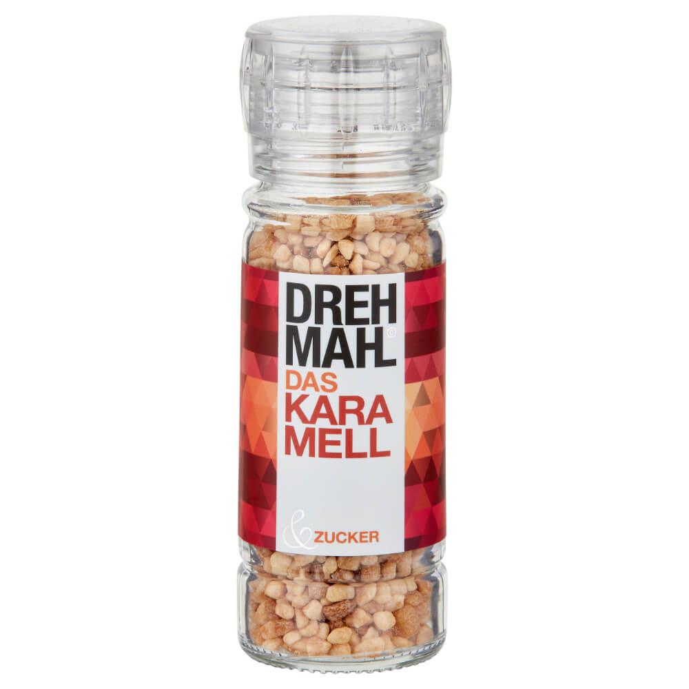 DREHMAHL© Karamell: Tauchen Sie ein in die Welt des feinen Genusses mit unserer DREHMAHL© Karamell-Aromamühle. Seit 1814...