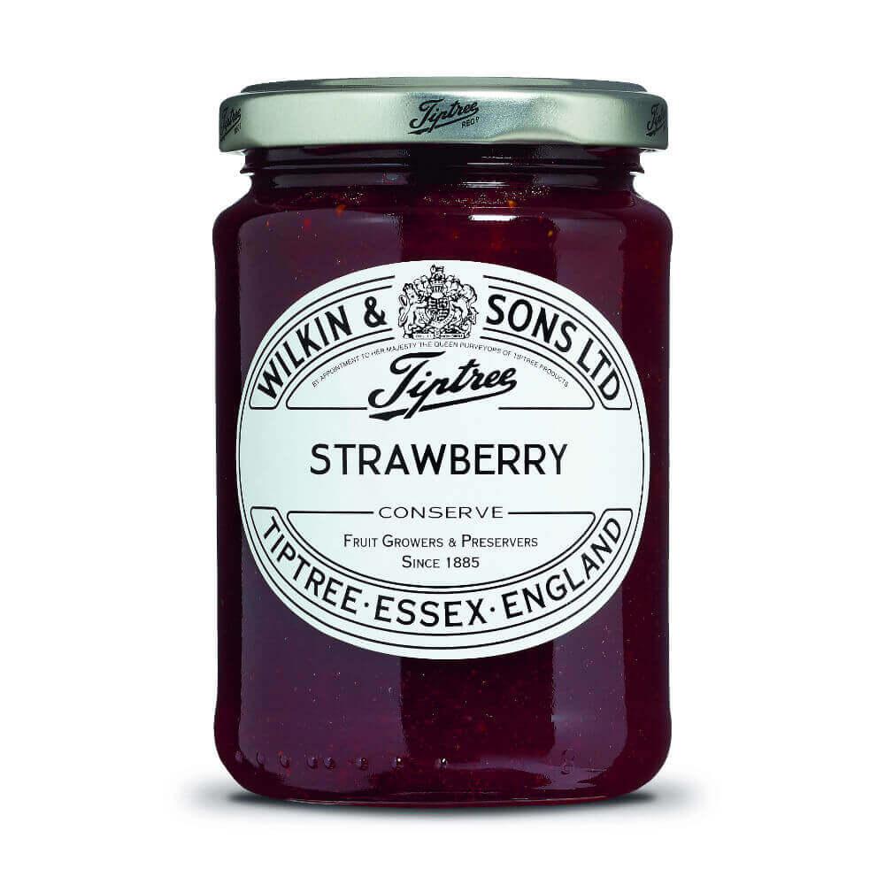 W&S Strawberry Conserve 340g Glas: Tauchen Sie ein in den Genuss unserer W&S Strawberry Conserve, einer exquisiten Konfitüre...