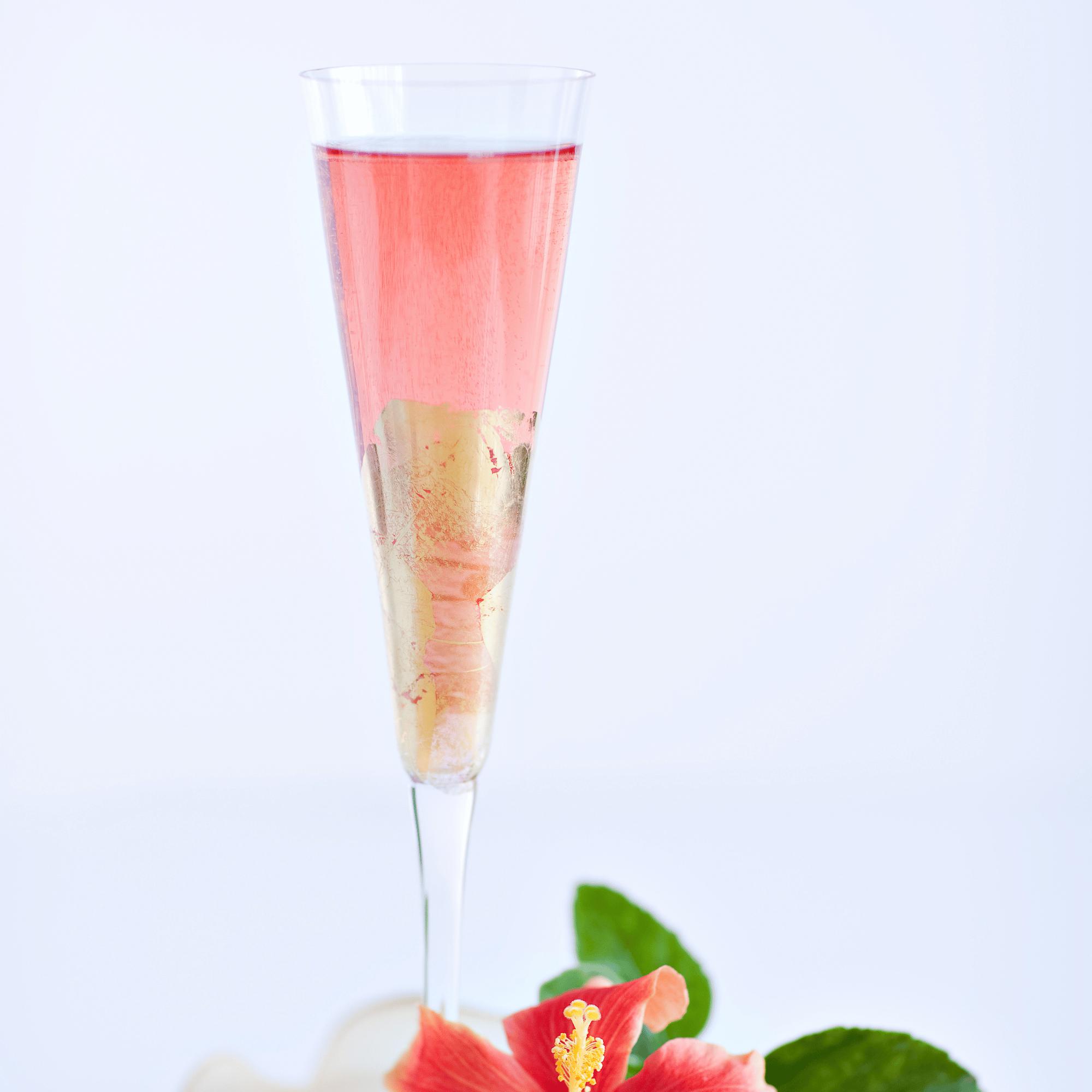 Gourmet-Sirup mit Hibiscus-Blüte