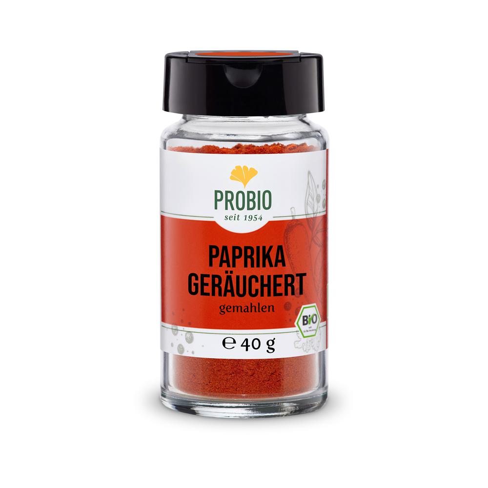 Probio: Paprika geräuchert 40g Glas (BIO): Unser geräucherter Paprika im 40g Glas ist ein wahres Juwel in der Küche. Mit...