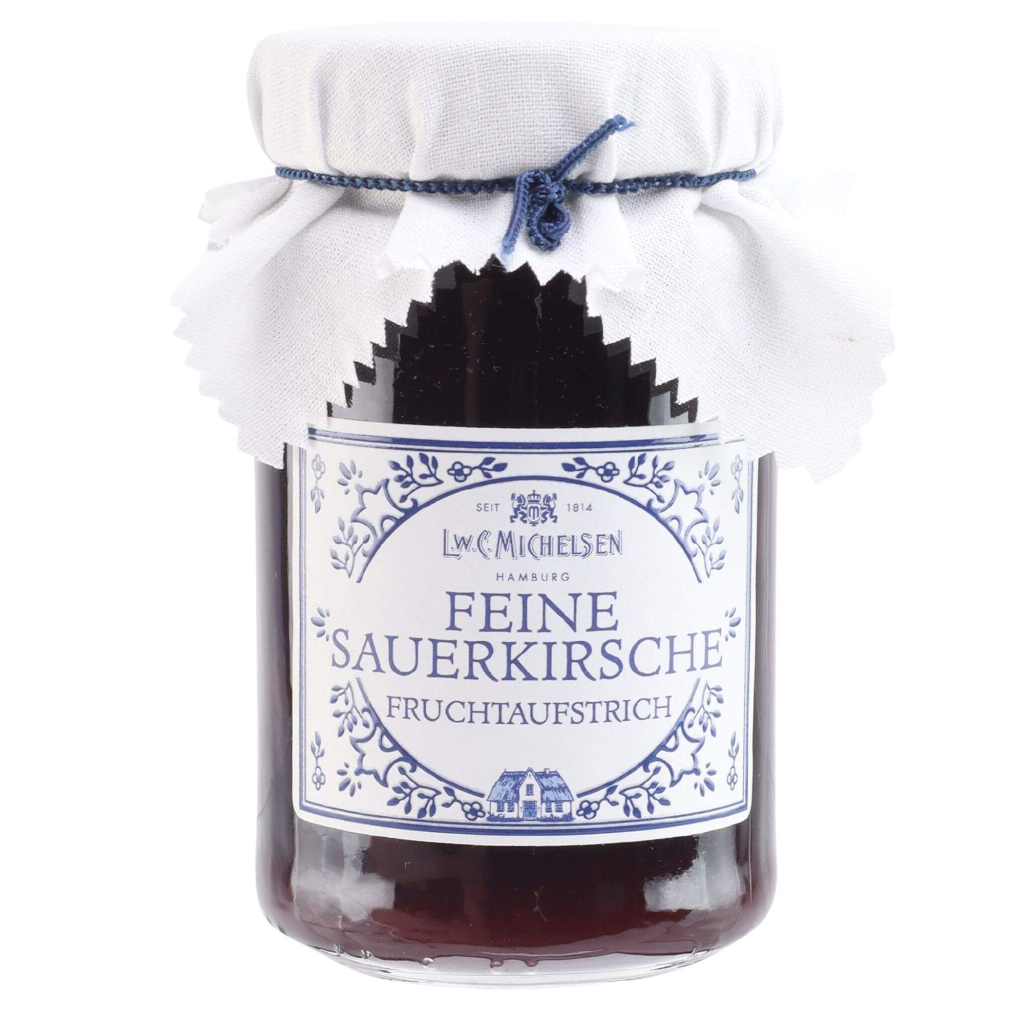 L.W.C. Michelsen Feine Sauerkirsche Fruchtaufstrich im Glas