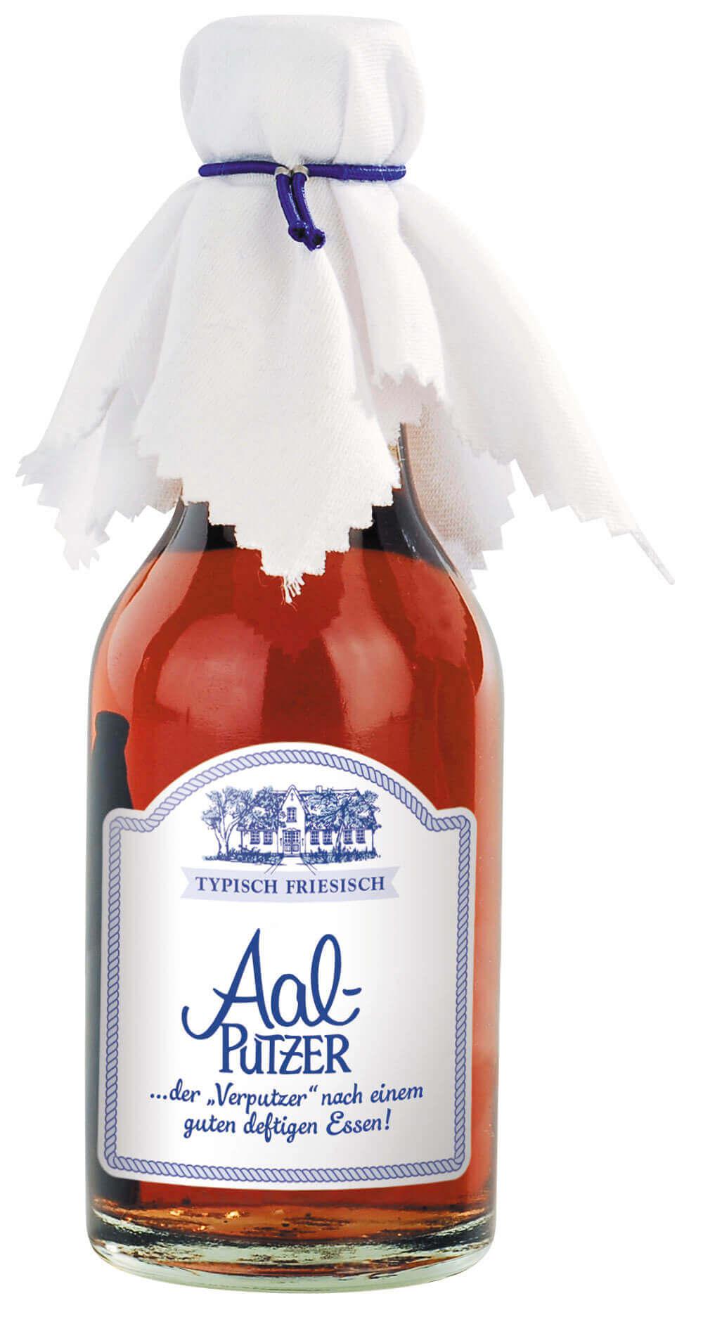 Friesischer Aal-Putzer: Tauchen Sie ein in die Welt des Friesischen Aal-Putzers, einem einzigartigen Kräuterlikör, der mit...