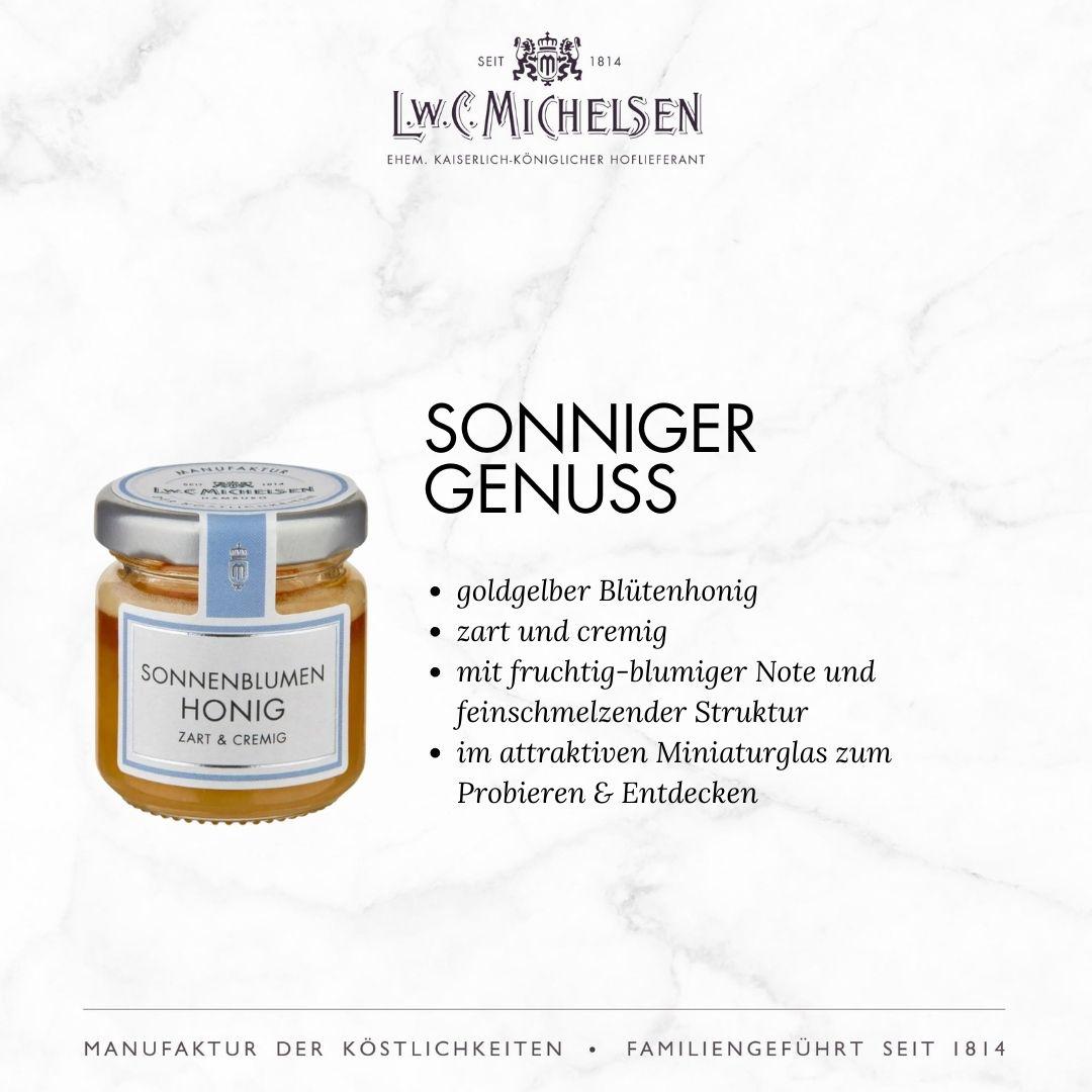 6er Set Honig - BEE Happy - Geschenk-Schachtel: Glücksmomente in Honigform