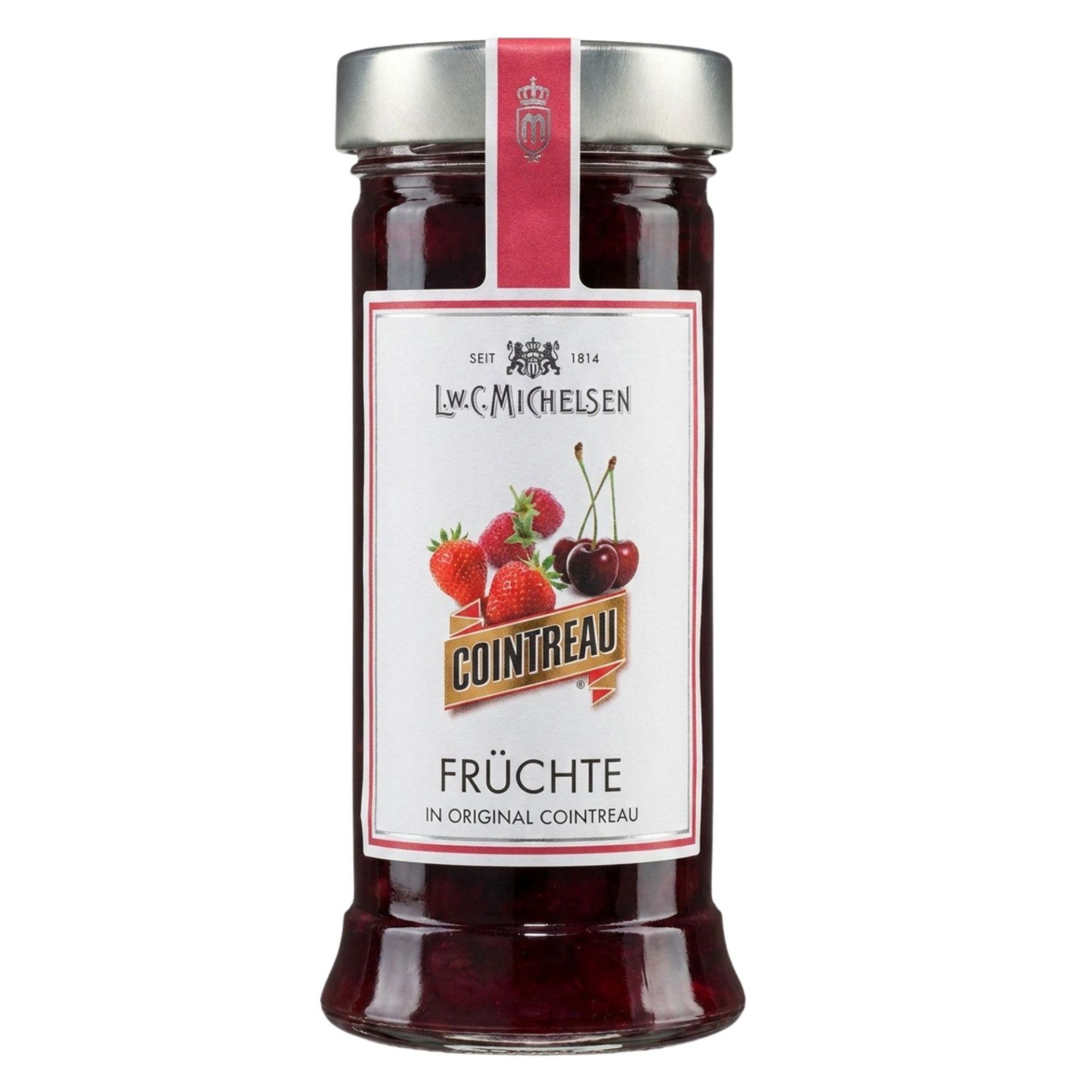 Früchte in Alkohol & Desserts