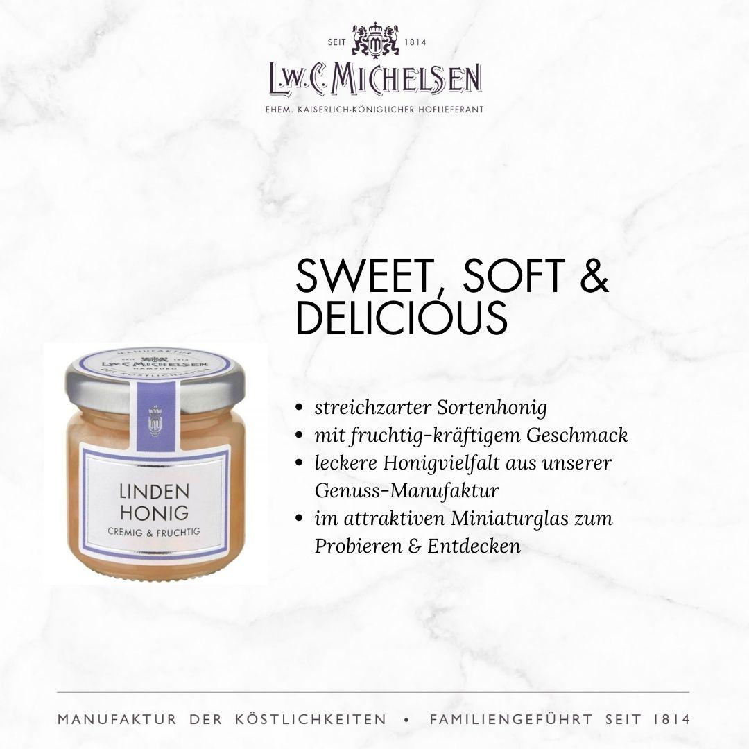 6er Set Honig - BEE Loved - Geschenk-Schachtel: Honigspezialitäten für süße Liebeserklärungen