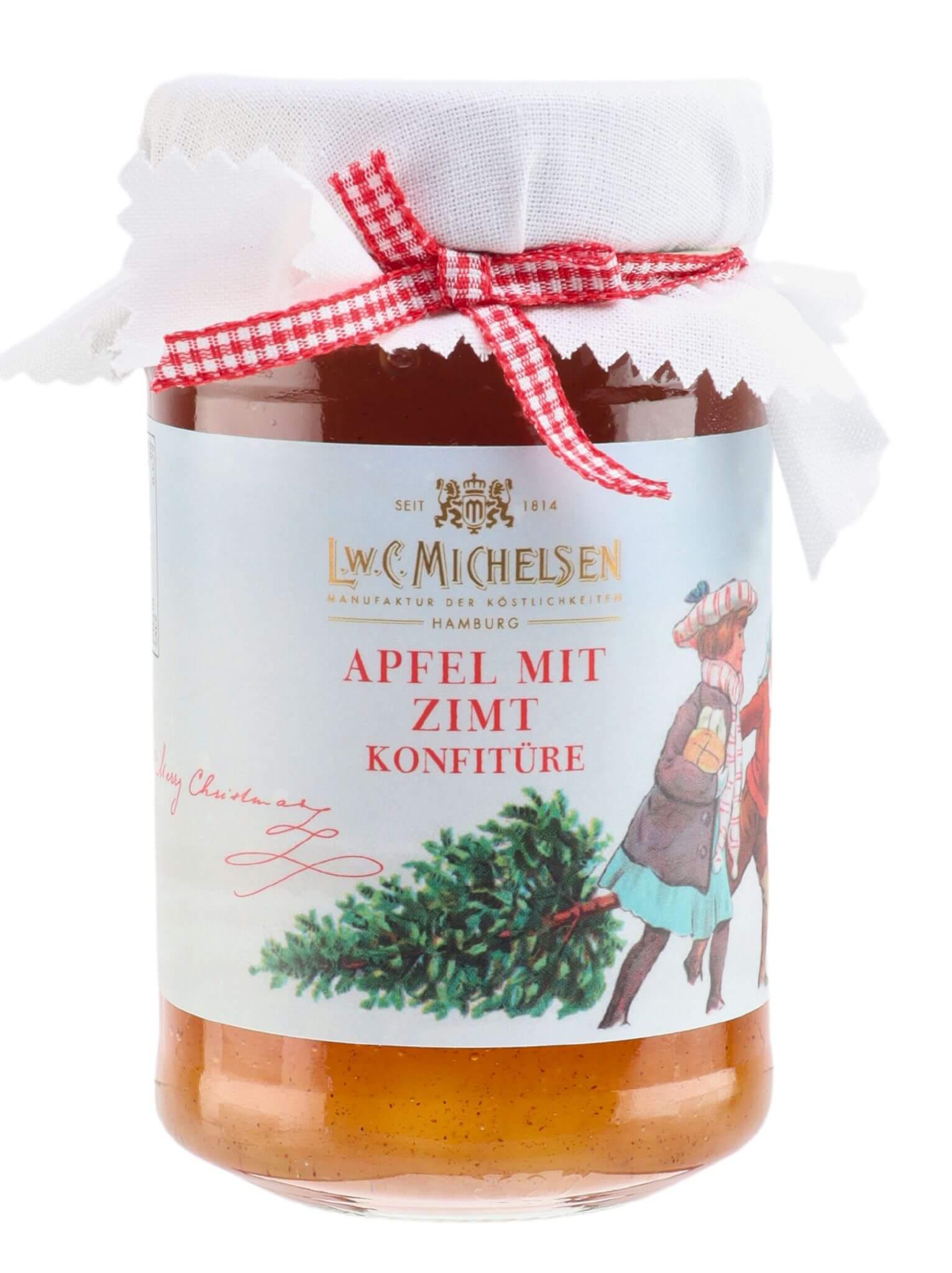 Apfel & Zimt Konfitüre: Tauchen Sie ein in den winterlichen Genuss unserer Apfel & Zimt Konfitüre. Aromatische, vollreife...