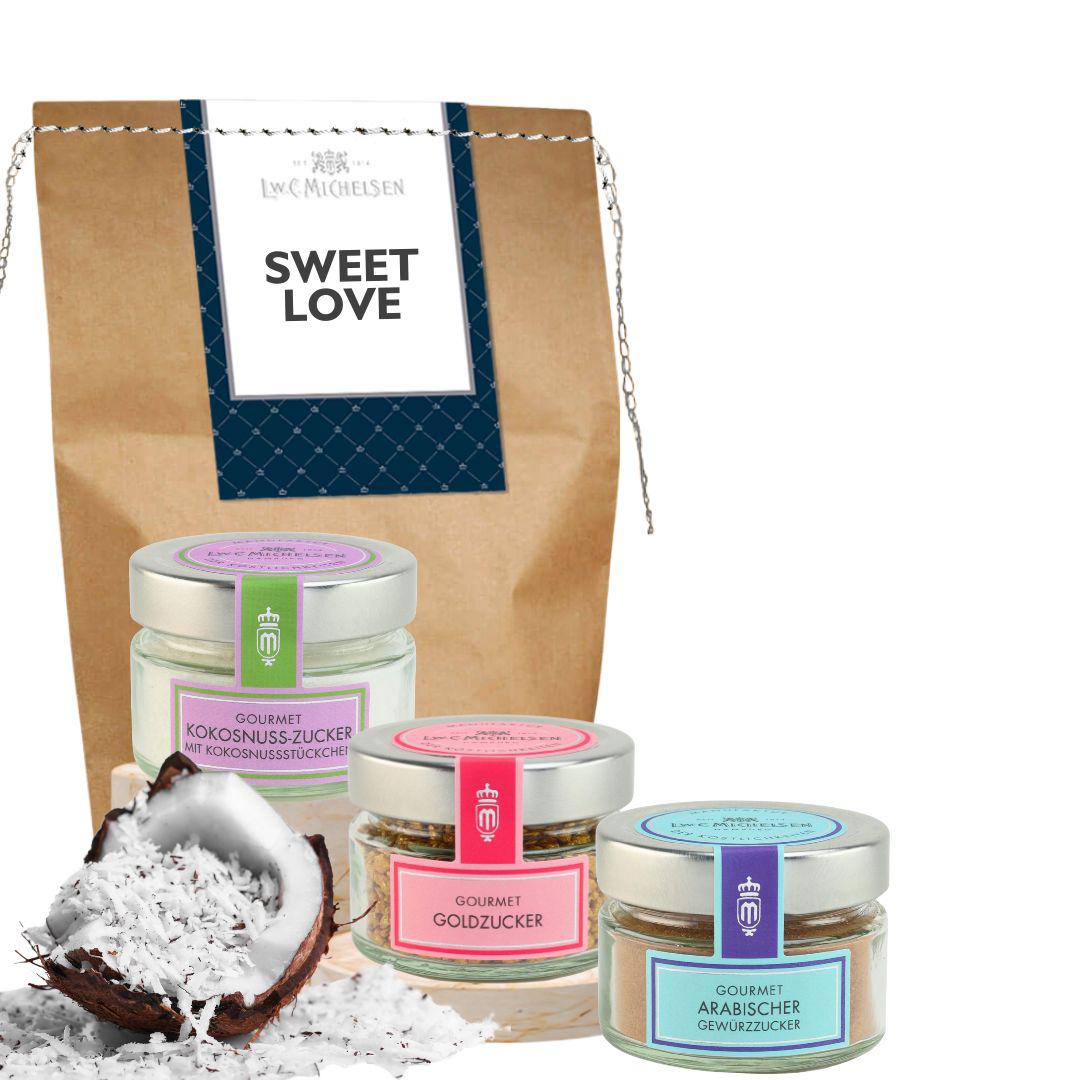 Sweet Love - Geschenktüte: Verführung der Sinne mit süßen und aromatischen Genüssen