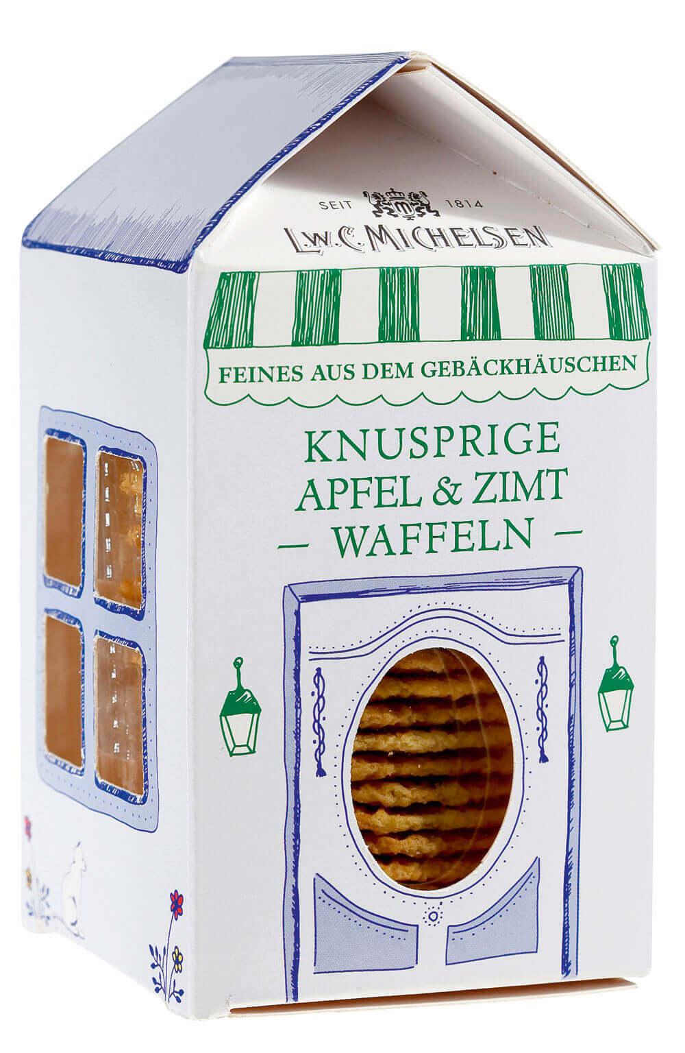 Gebäckhäuschen mit Apfel- & Zimtwaffeln: Unsere Gebäckhäuschen mit Apfel- und Zimtwaffeln sind ein wahres Highlight für...