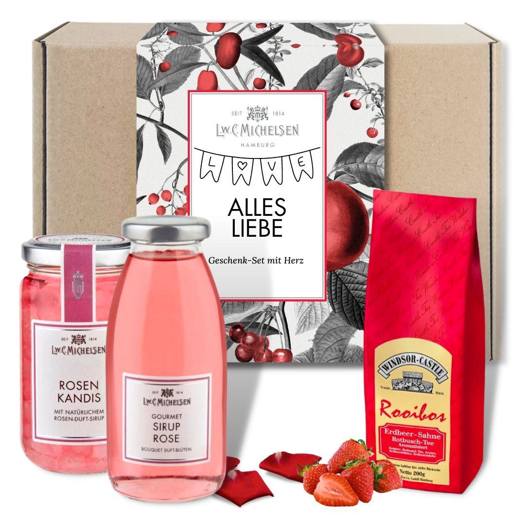 Alles Liebe - Geschenk-Schachtel: Feine Delikatessen für Herzensmenschen