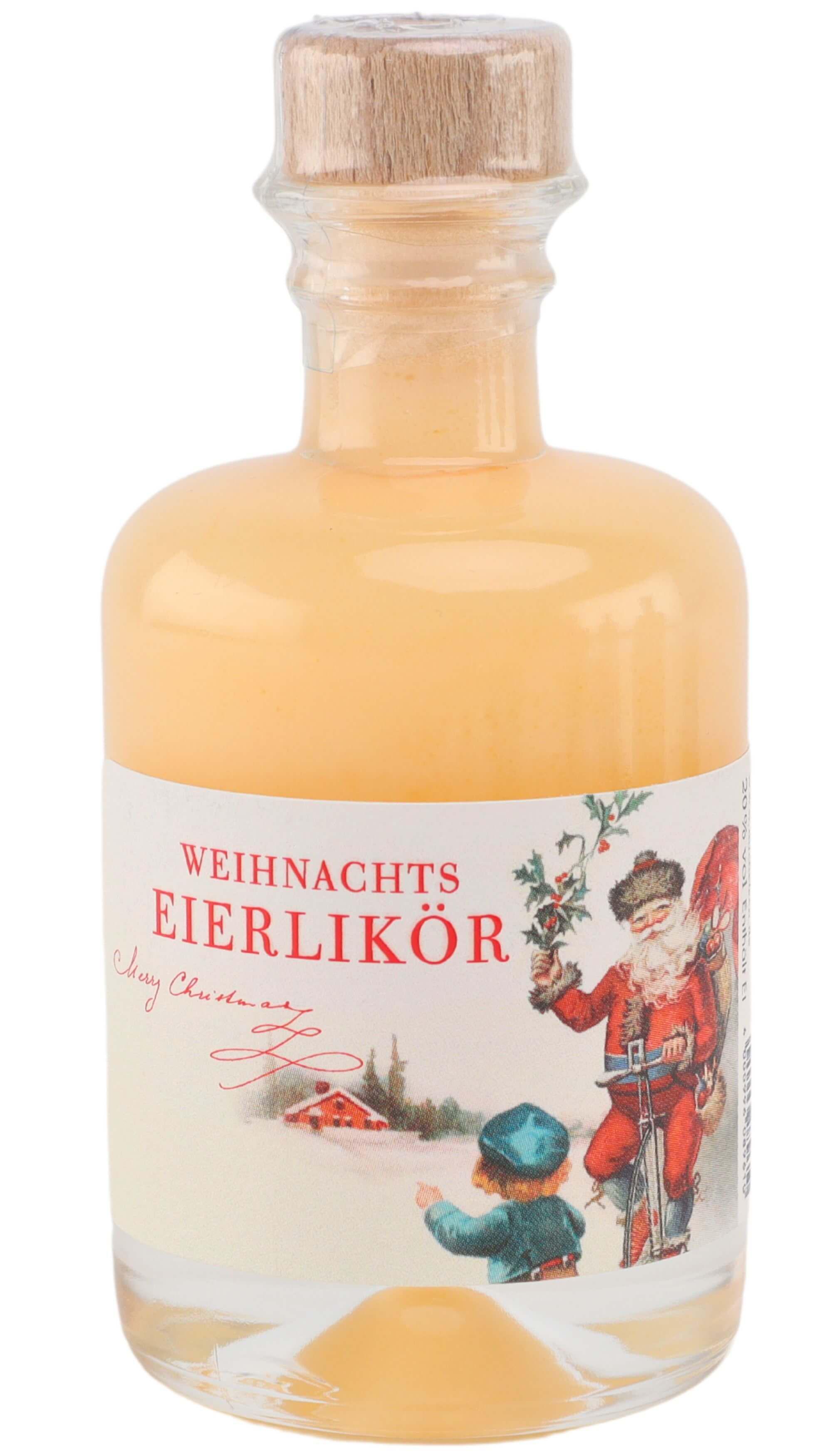 Weihnachts-Eierlikör Mini Apothekerflasche : Entdecken Sie den Weihnachts-Eierlikör Merry Christmas von L.W.C. Michelsen –...
