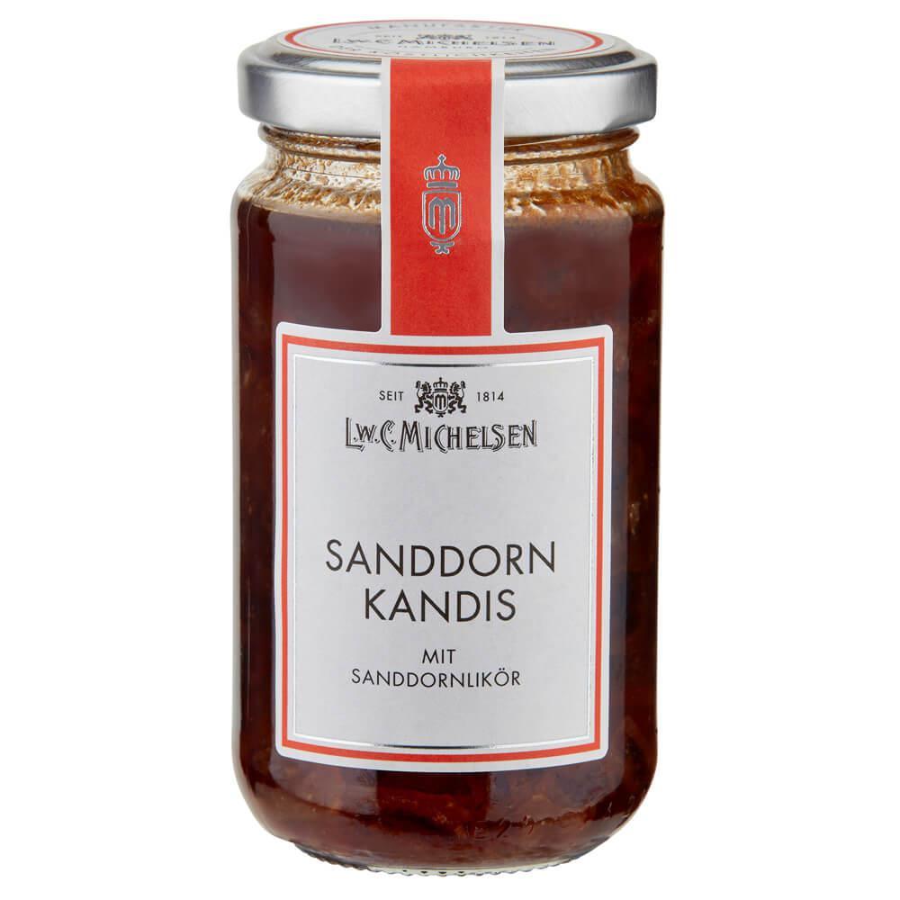 Sanddorn-Kandis Goldnektar: Entdecken Sie den Sanddorn-Kandis Goldnektar von L.W.C. Michelsen – eine exquisite Veredelung...