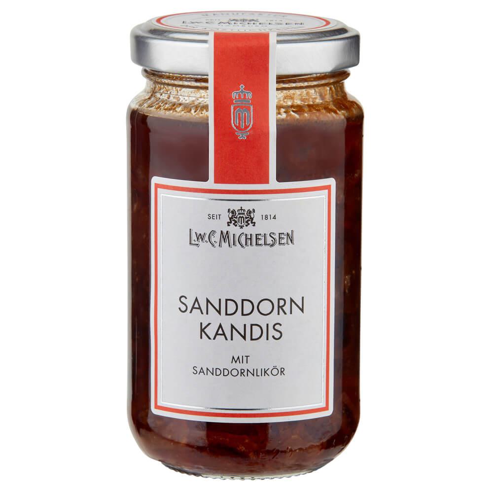 Sanddorn-Kandis Goldnektar: Entdecken Sie den Sanddorn-Kandis Goldnektar von L.W.C. Michelsen – eine exquisite Veredelung...