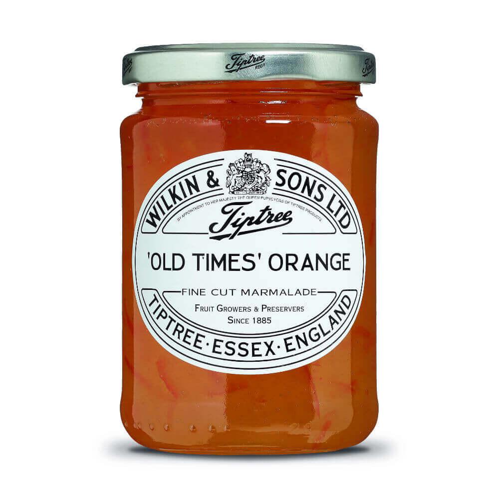 W&S "Old Times" Orange 340g Glas: Tauchen Sie ein in die Welt der feinen Genüsse mit unserer "Old Times" Orange Konfitüre im...