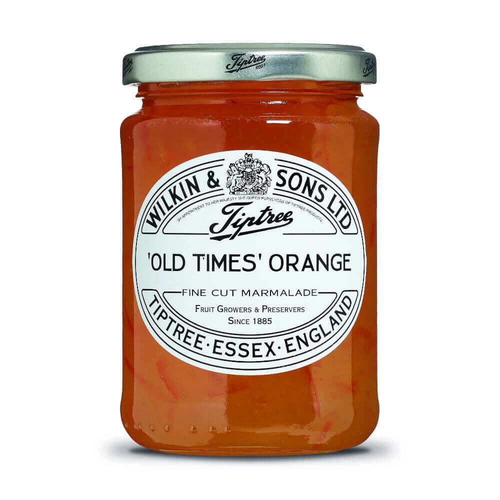 W&S "Old Times" Orange 340g Glas: Tauchen Sie ein in die Welt der feinen Genüsse mit unserer "Old Times" Orange Konfitüre im...