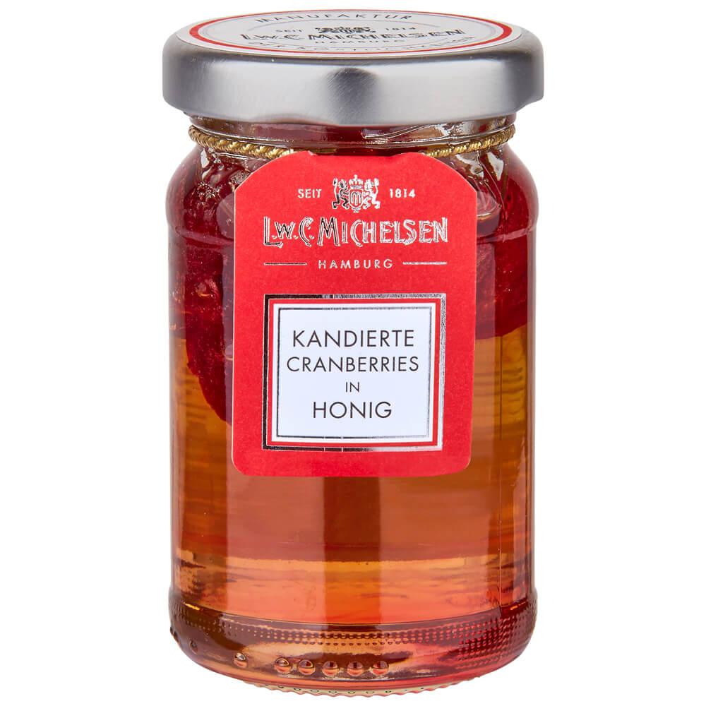 Cranberries in Honig - klein-: Tauchen Sie ein in die Welt des Genusses mit unserem exquisiten Cranberries in Honig. Seit...