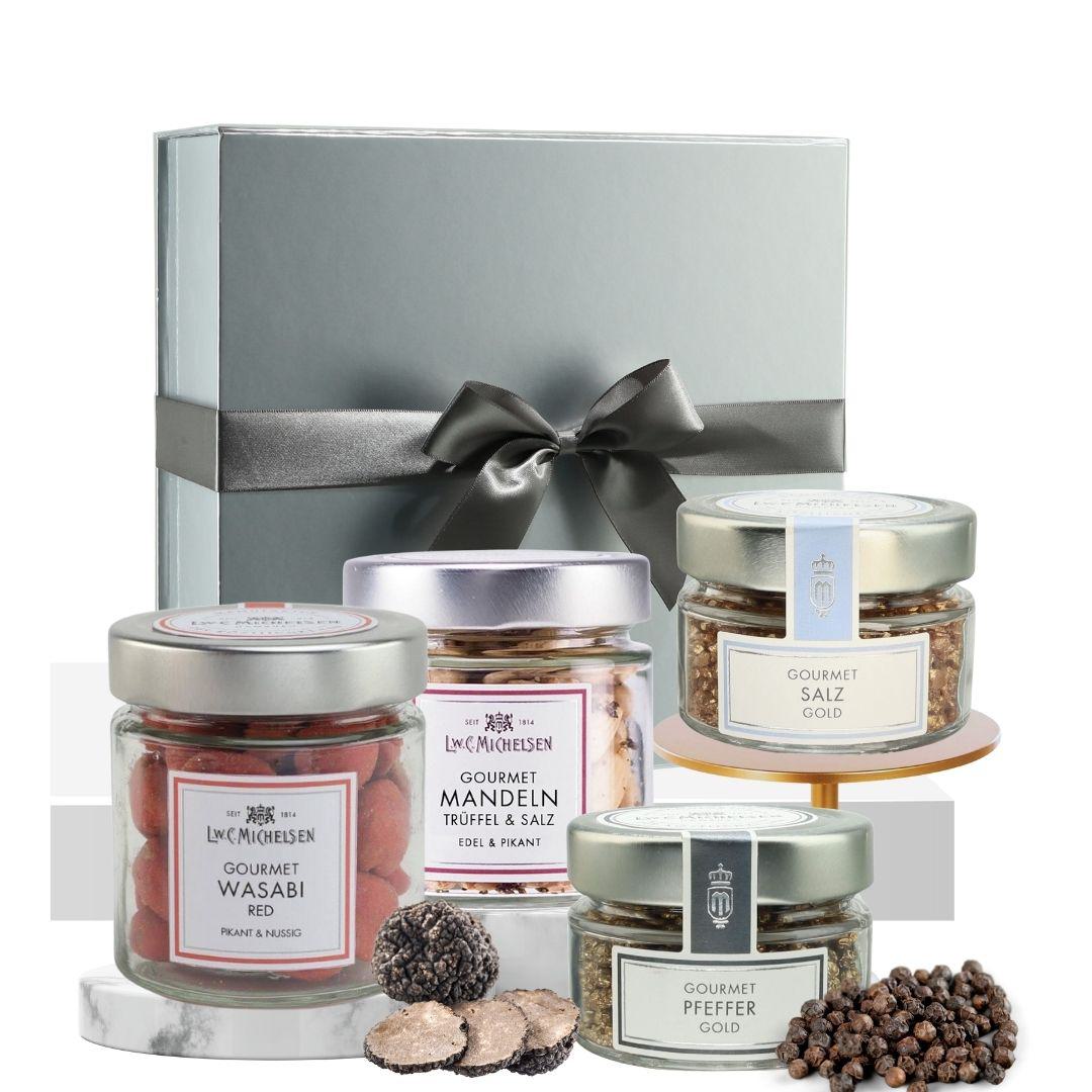 Gourmet Quartett - Magnetbox - Die stilvolle Art, Genuss zu verschenken