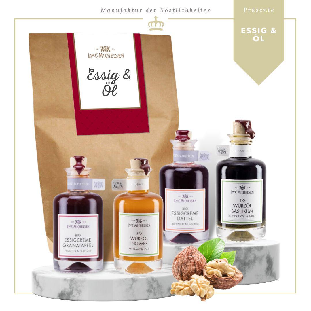 Feine Essige & Öle - Geschenktüte: Aromatische Kreationen für den besonderen Genuss