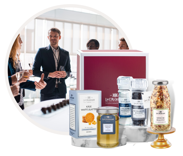 Firmengeschenke und Feinkostpräsente von L.W.C. Michelsen – passende Anlässe im Überblick