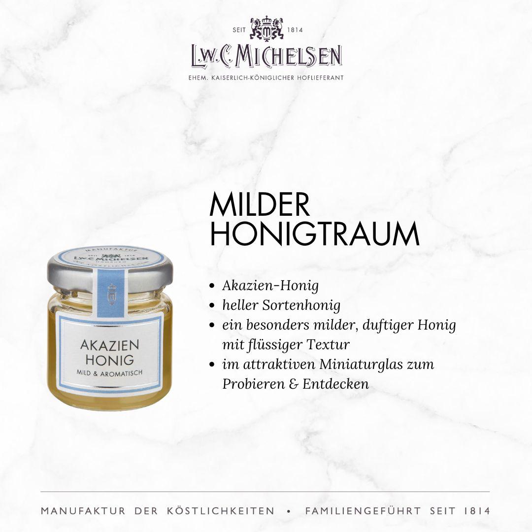 Das ist ein Bild mit Akazienhonig 50 Gramm