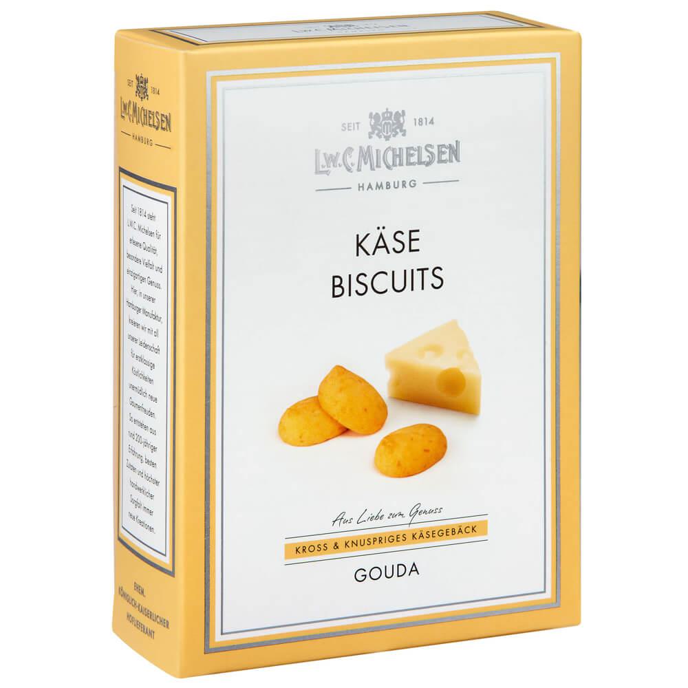 Käse-Biscuits mit Gouda: Tauchen Sie ein in die Welt des feinen Genusses mit unseren Käse-Biscuits mit Gouda von L.W.C....