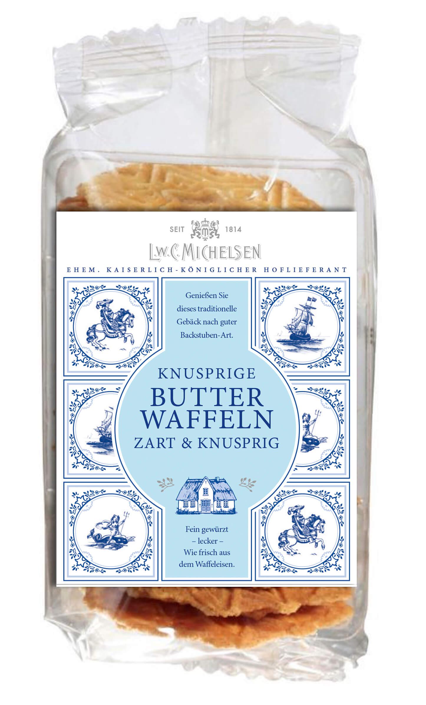 Delfter Butterwaffeln: Delfter Butterwaffeln – ein Genuss für Kenner und Liebhaber feiner Lebensart. Seit 1814 steht L.W.C....