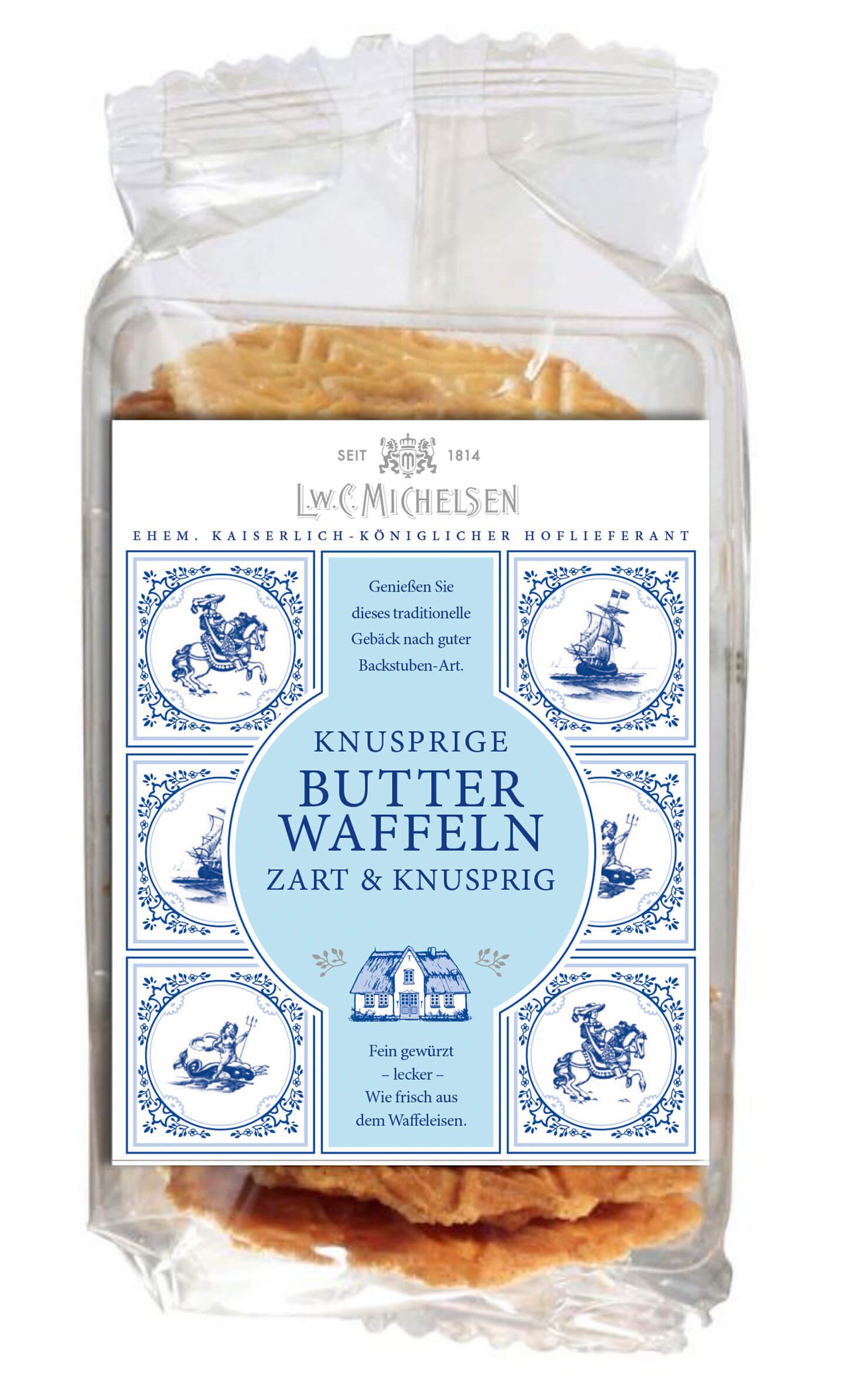 Delfter Butterwaffeln: Delfter Butterwaffeln – ein Genuss für Kenner und Liebhaber feiner Lebensart. Seit 1814 steht L.W.C....
