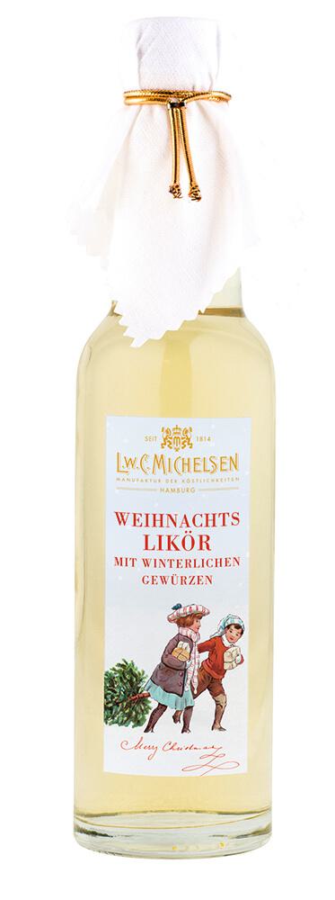 Weihnachtslikör mit winterlichen Gewürzen: Tauchen Sie ein in die festliche Welt des Weihnachtslikörs von L.W.C. Michelsen...