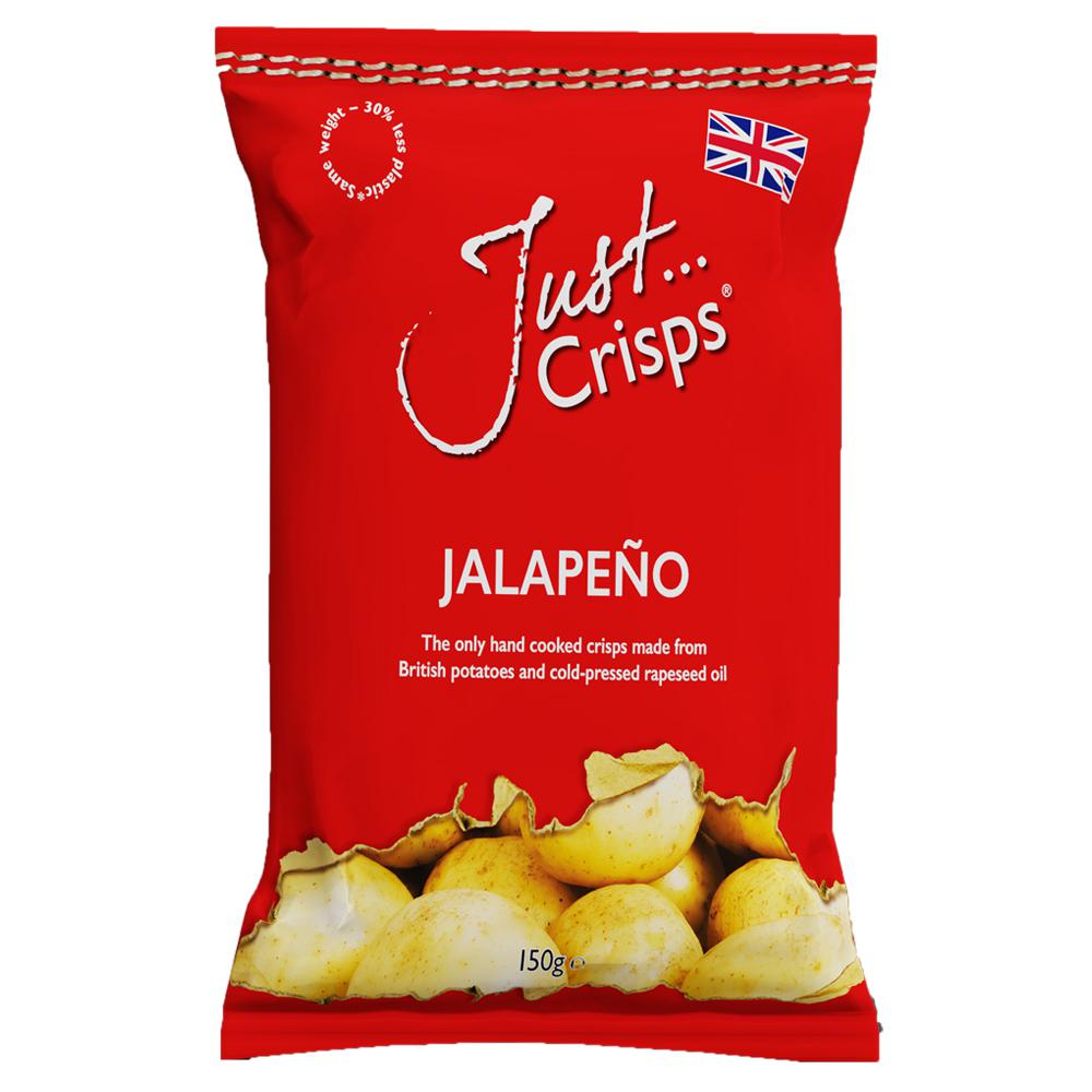 Justs Crisps Jalapeno: Entdecken Sie die knusprigen Just Crisps Jalapeno Kartoffelchips, die mit ihrem feurigen...