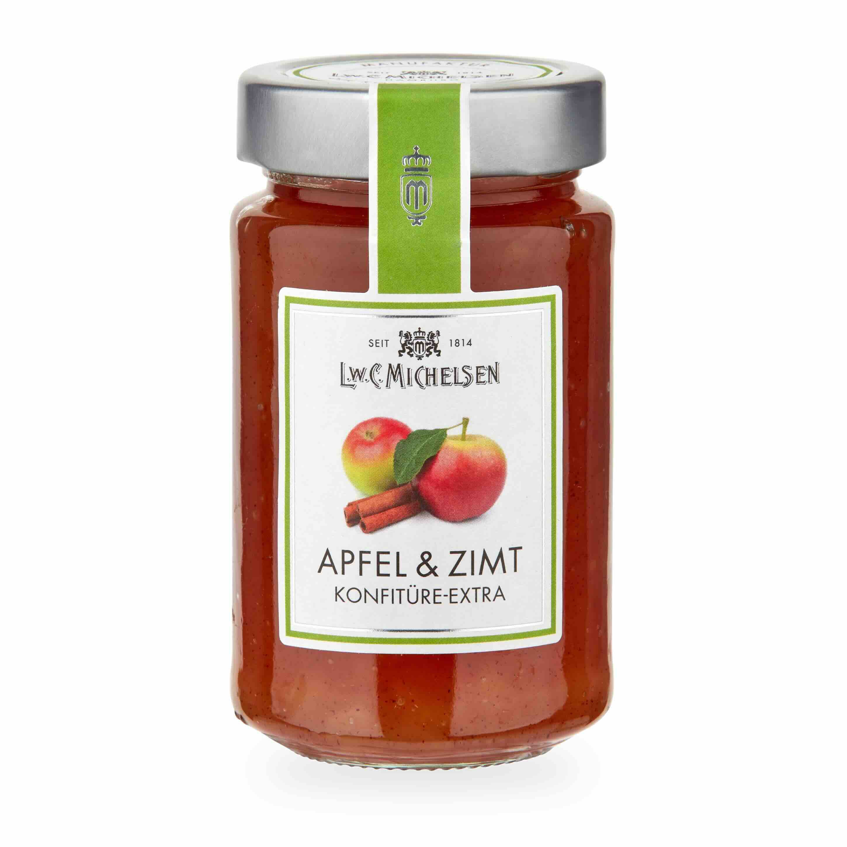 L.W.C. Michelsen Apfel & Zimt Konfitüre-Extra im Glas