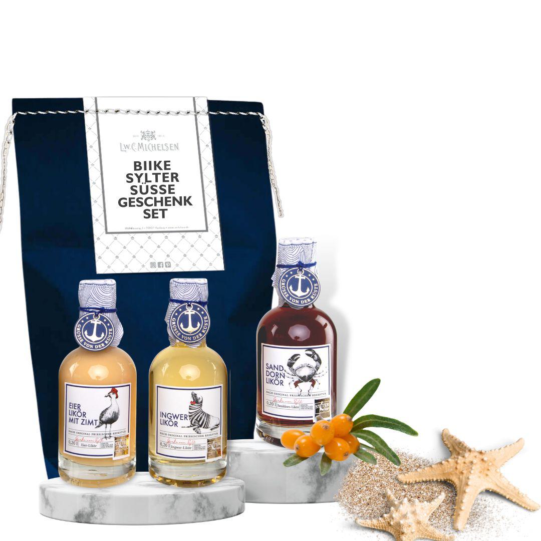 Biike Sylter Süsse Likör Geschenkset: Friesische Likör-Spezialitäten für Nordseeliebhaber