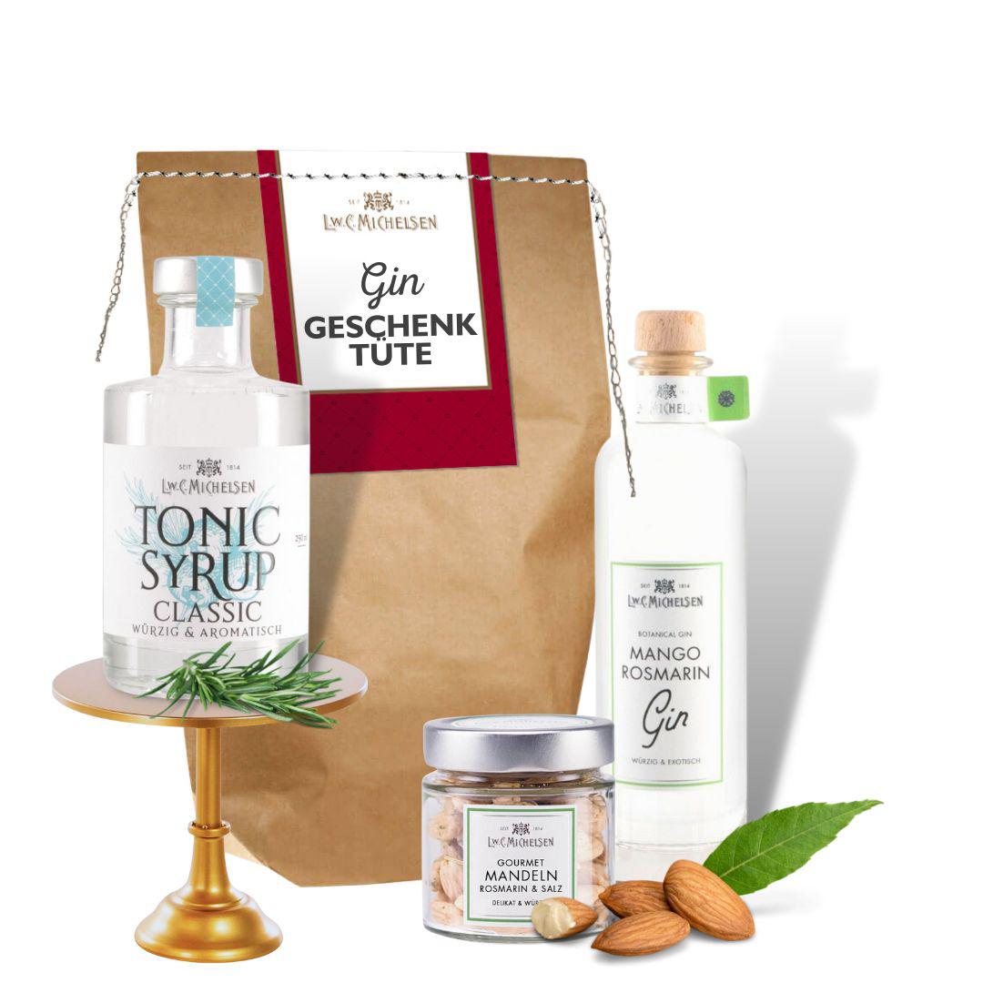 Gin - Geschenktüte: Genussvolles Set für Gin-Liebhaber und Feinschmecker