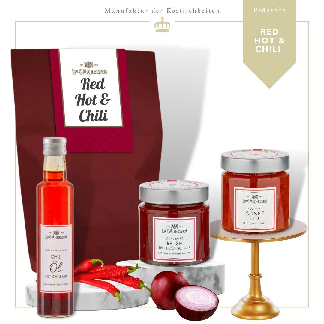 Red Hot und Chili - Geschenktüte: Scharfes Vergnügen für feurige Genussmomente