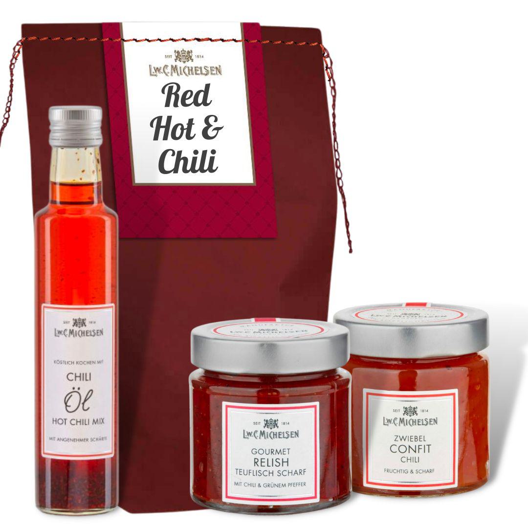 Red Hot und Chili - Geschenktüte: Scharfes Vergnügen für feurige Genussmomente