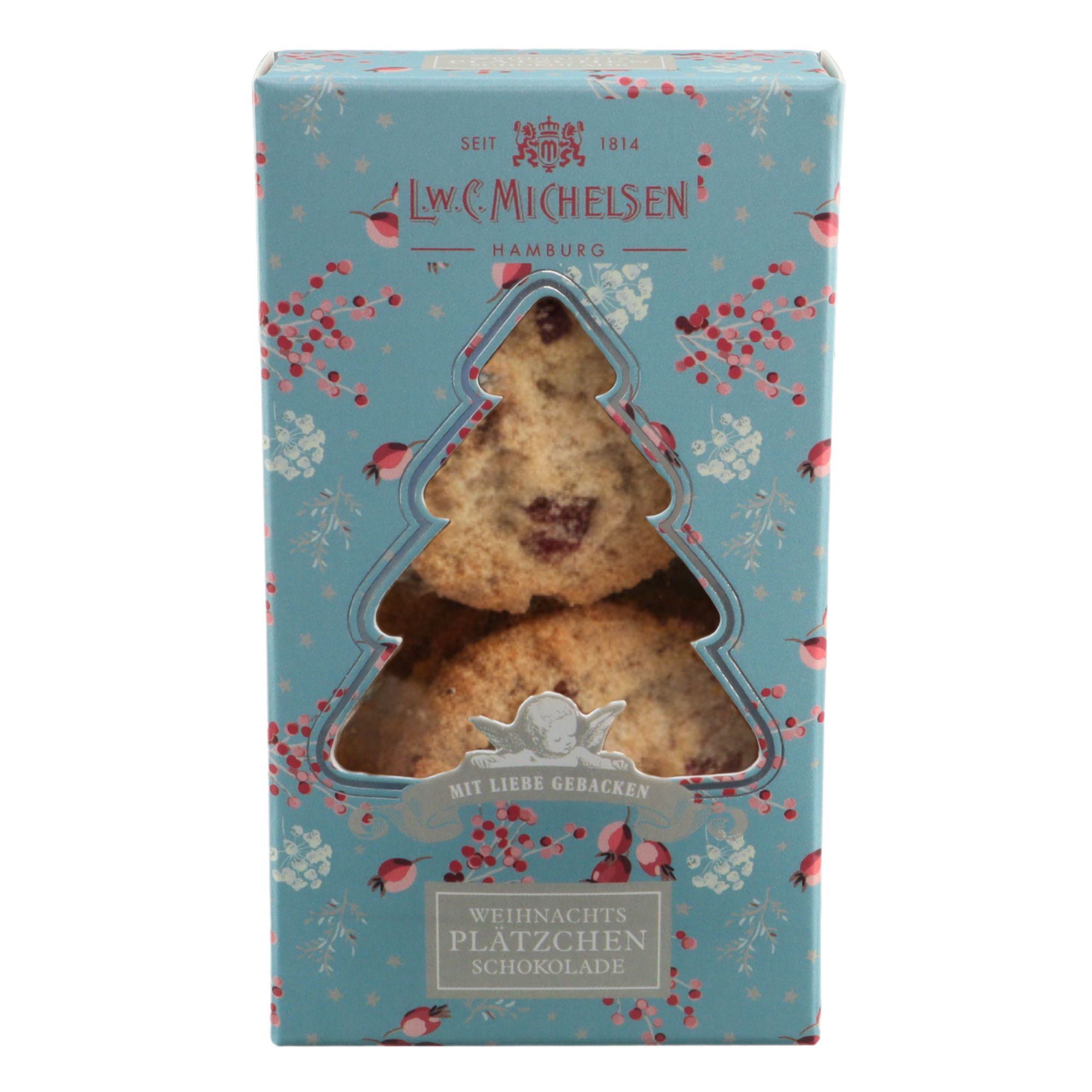 Mini Weihnachts- Schoko-Cookies