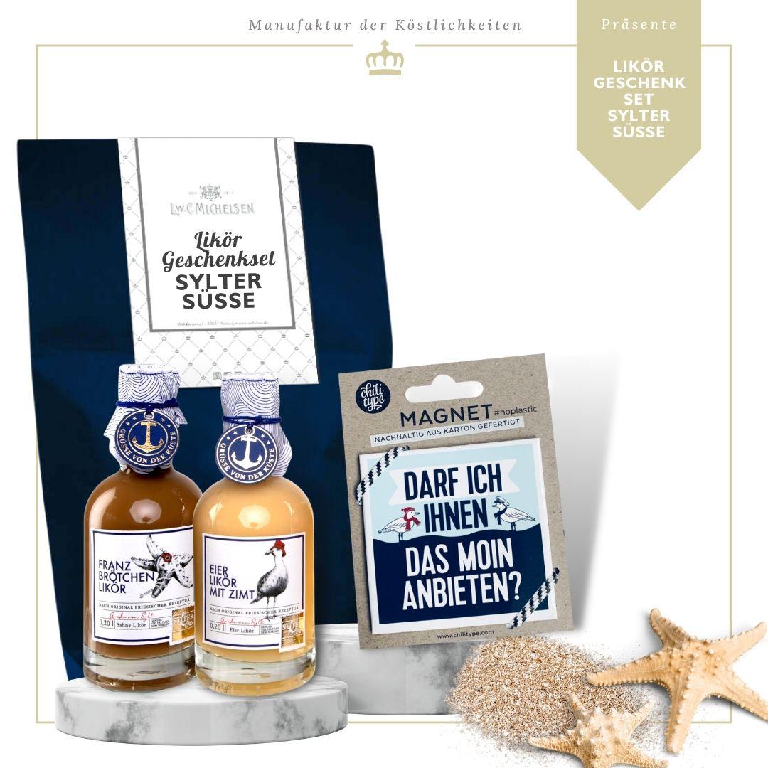 Geschenkset "Darf ich Ihnen das Moin anbieten?" – Grüße von Sylt