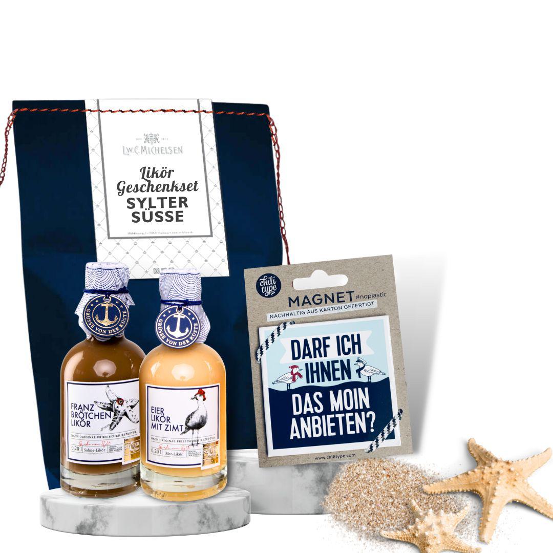 Geschenkset "Darf ich Ihnen das Moin anbieten?" – Grüße von Sylt