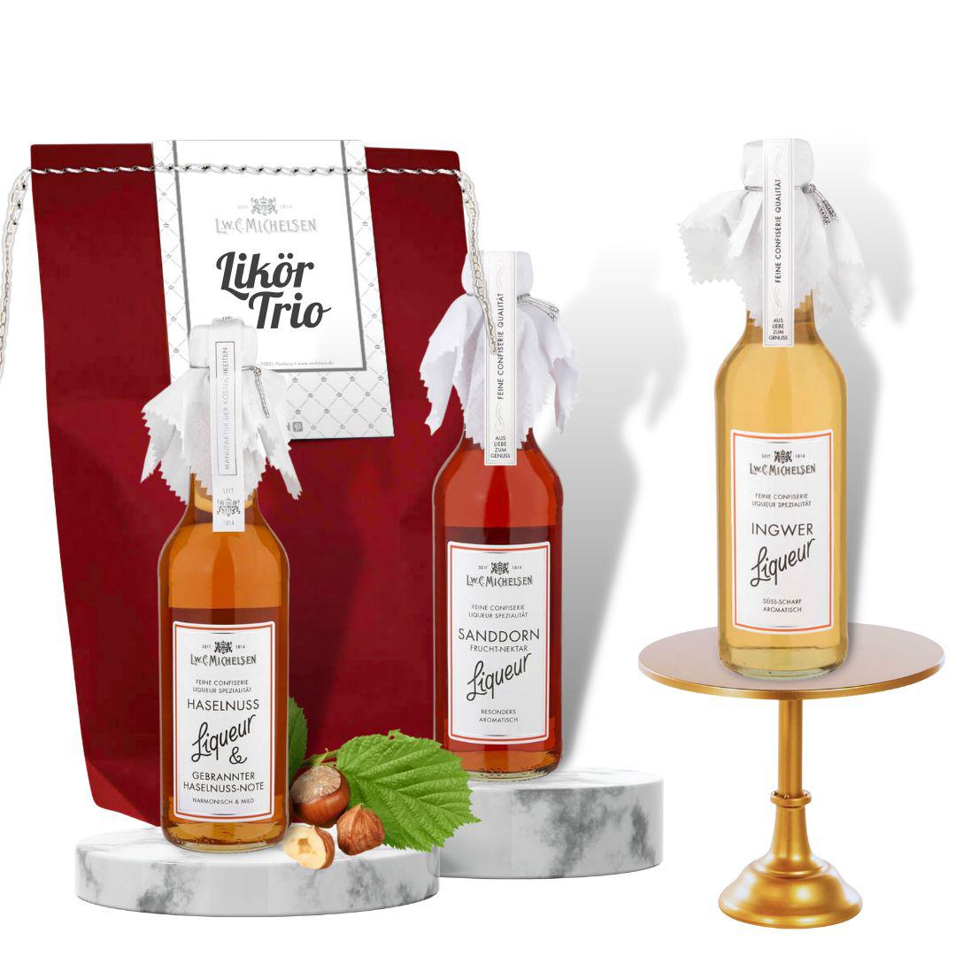 Leckeres Likör-Trio - Geschenktüte: Drei feine Liköre für besondere Momente