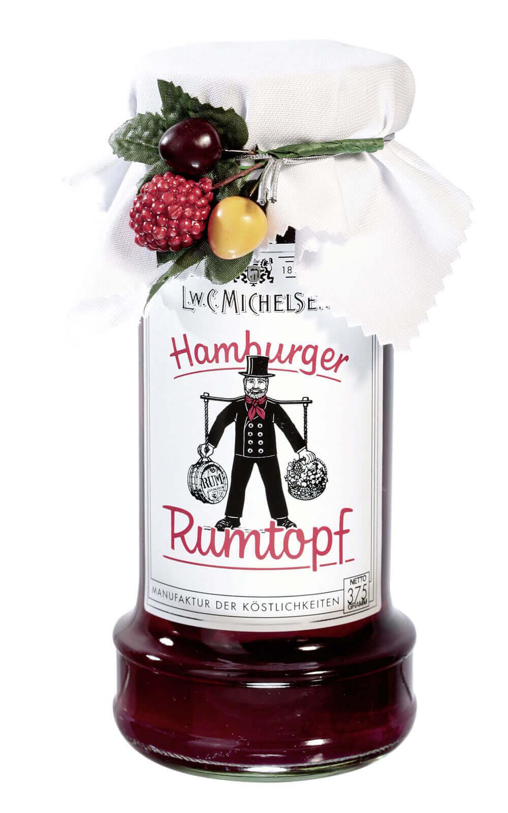 Hamburger Rumtopf -gross-: Tauchen Sie ein in die Welt des Hamburger Rumtopfs, einer exquisiten Kreation aus echtem...