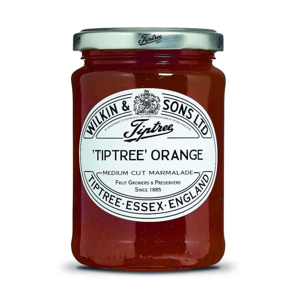 W&S "Tiptree" Orange 340g Glas: Unsere  "Tiptree" Orange Konfitüre im 340g Glas ist ein wahres Geschmackserlebnis....