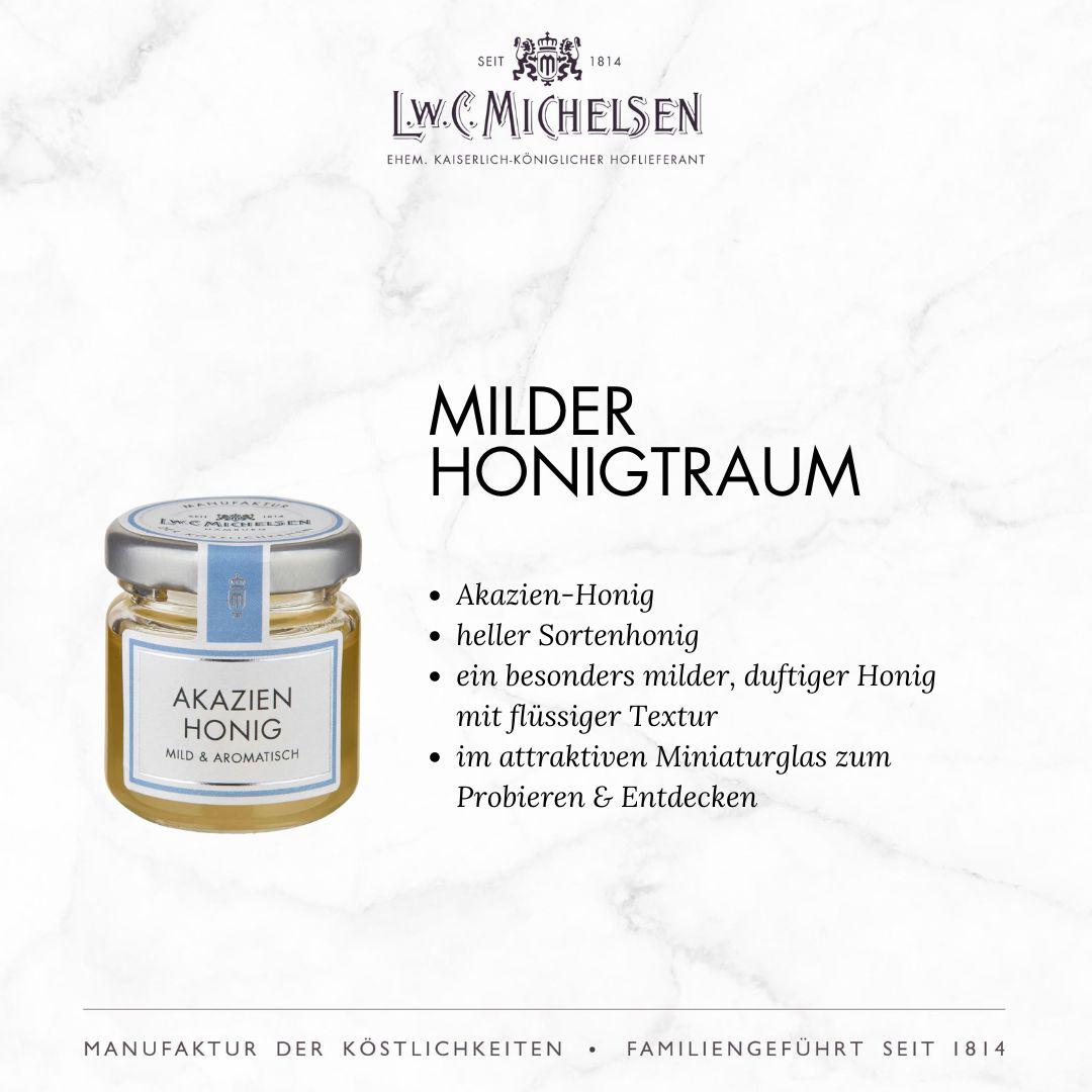 6er Set Honig - BEE Happy - Geschenk-Schachtel: Glücksmomente in Honigform