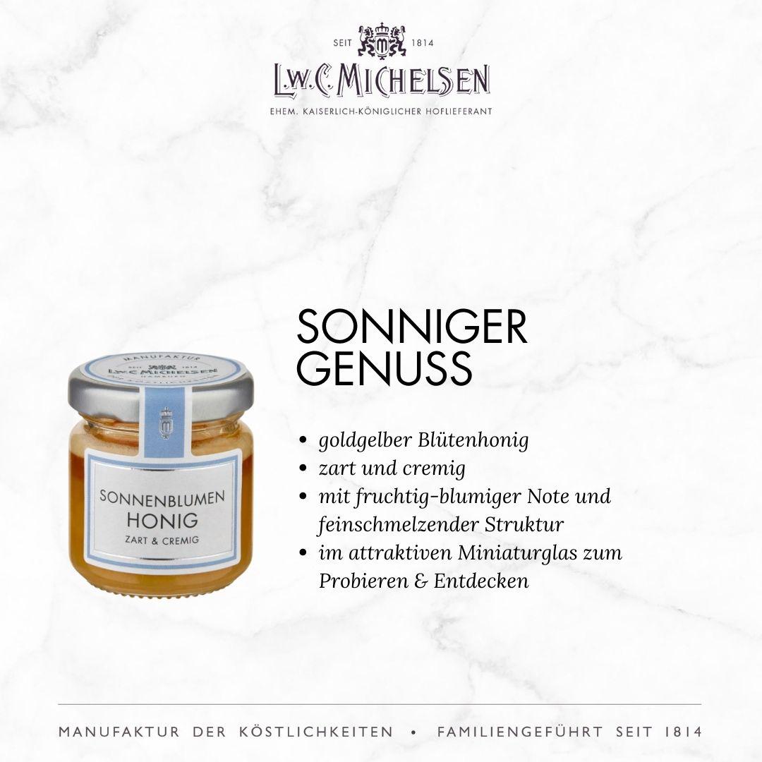 6er Set Honig - BEE Nice - Geschenk-Schachtel: Honigvielfalt für besondere Genussmomente