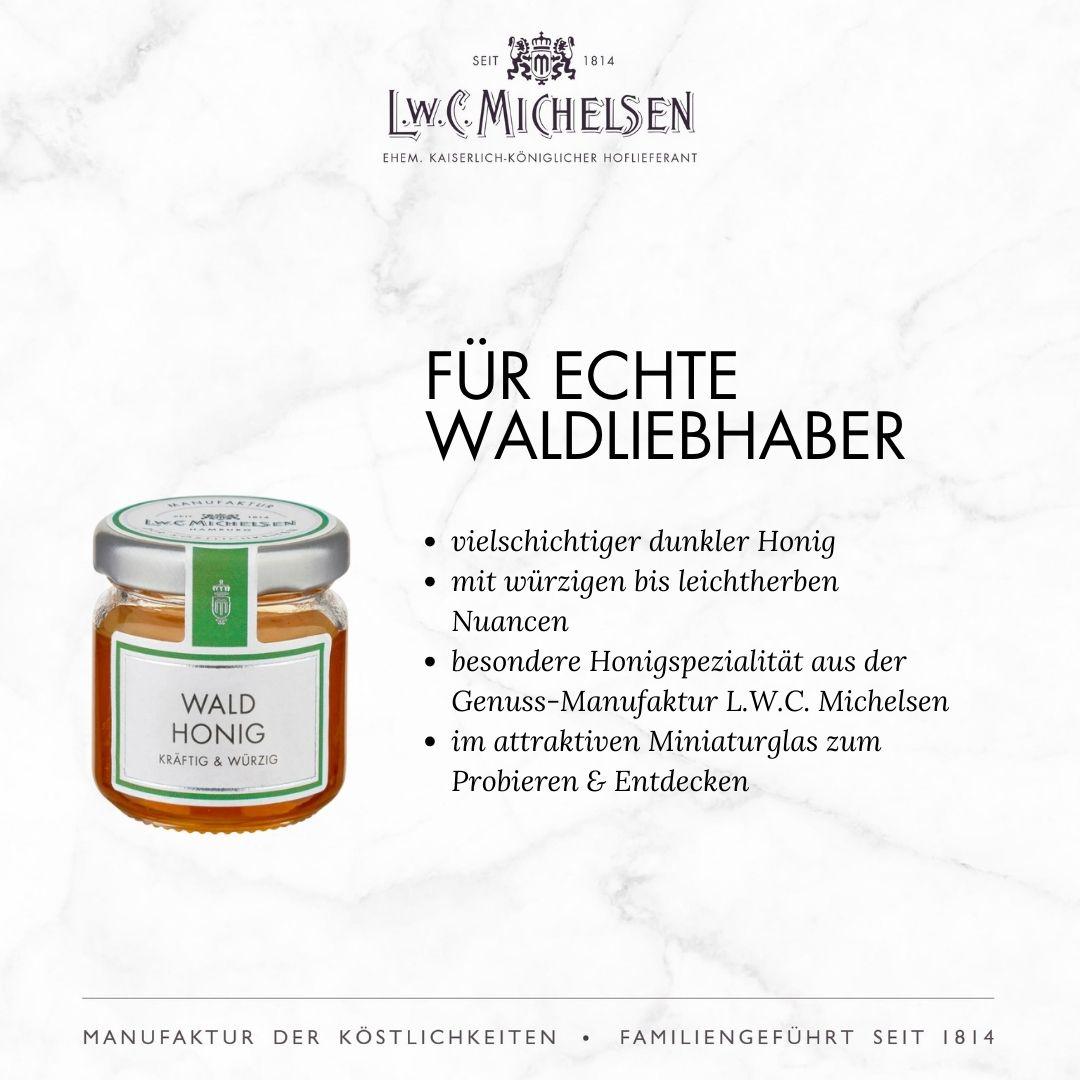 6er Set Honig "Danke schön" - Geschenk-Schachtel: Honigvielfalt als süßer Dank