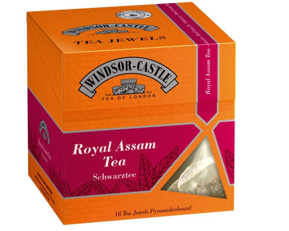 Windsor-Castle: Royal Assam Tea 18 Pyramiden-Beutel: Entdecken Sie den Windsor-Castle Royal Assam Tea, der in 18...