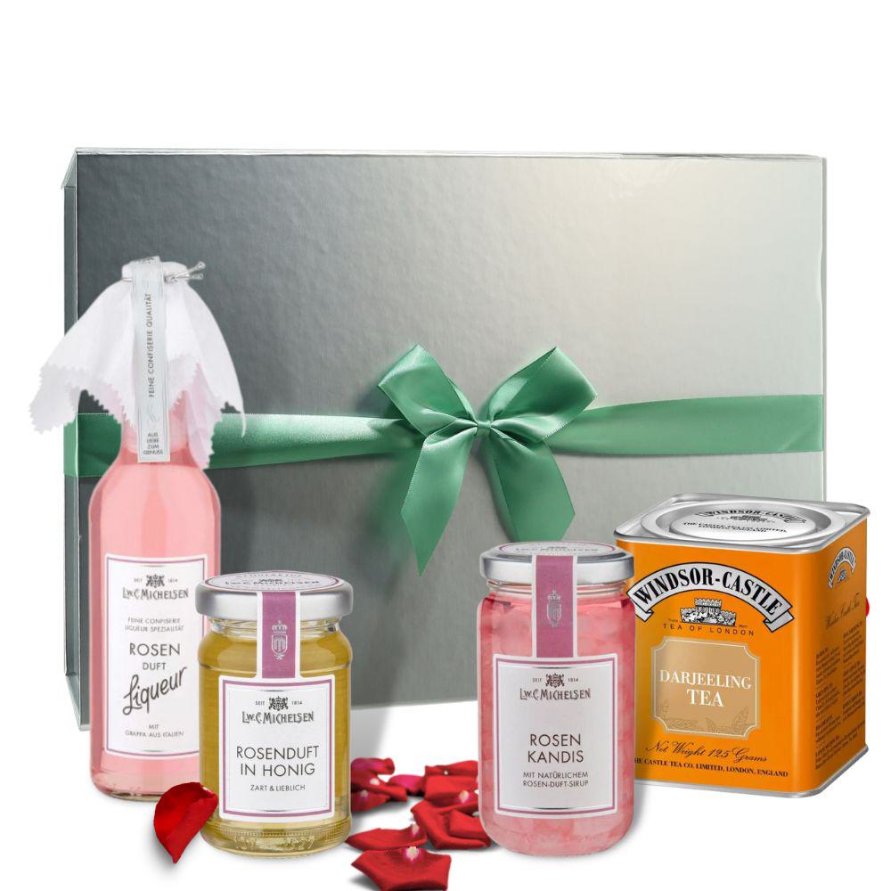 Statt Blumen - Geschenkbox: Blühender Genuss, der Herzen erfreut
