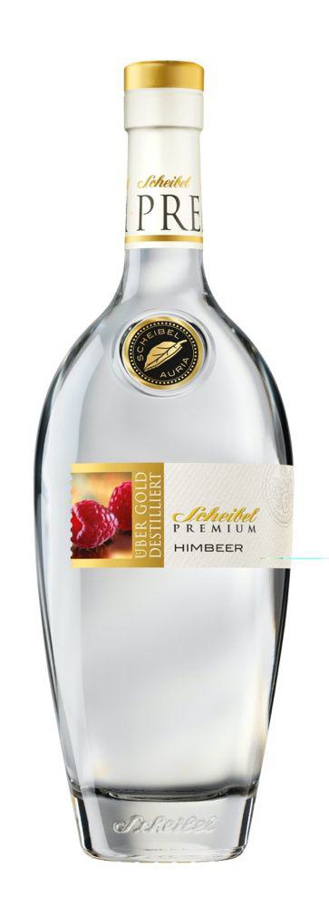 Scheibel Premium Himbeer Geist 0,7L – Edelbrand aus aromatischen Waldhimbeeren