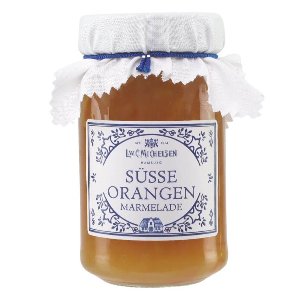Landhaus Süße Orange: Tauchen Sie ein in die Welt der feinen Aromen mit unserer Landhaus Süße Orange Marmelade. Hergestellt...