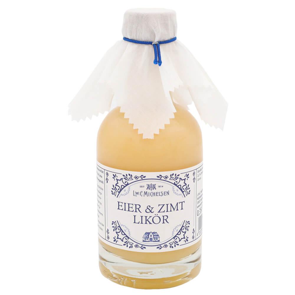 Landhaus Eierlikör mit Zimt -Apothekerflasche-