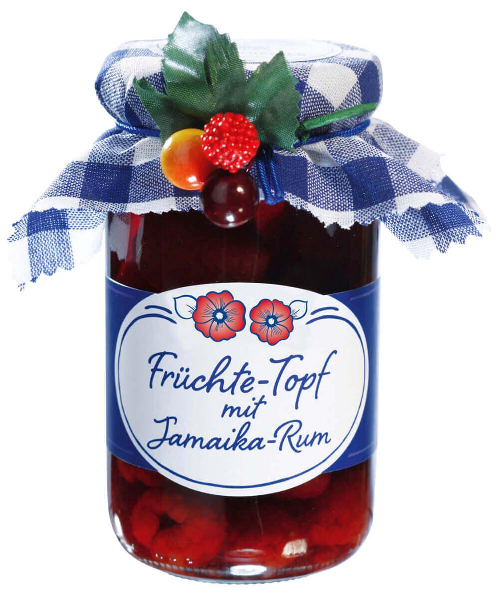 Mamas Rumkirschen - groß: Sauerkirschen mit Vanille in Rum verfeinert, ideal als Dessert oder Topping für Eis