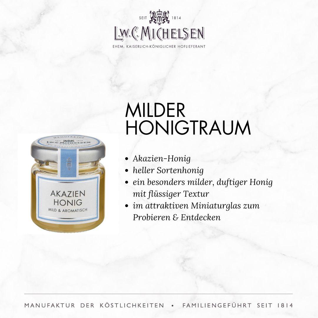 6er Set Honig - BEE Nice - Geschenk-Schachtel: Honigvielfalt für besondere Genussmomente