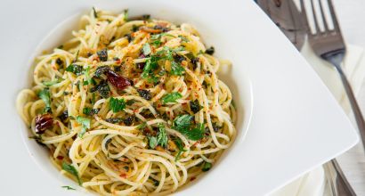 Spaghetti aglio, olio e peperoncino